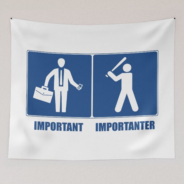 Item preview, Work Is Important, Baseball Is Importanter designed and sold by Esskay Designs.
