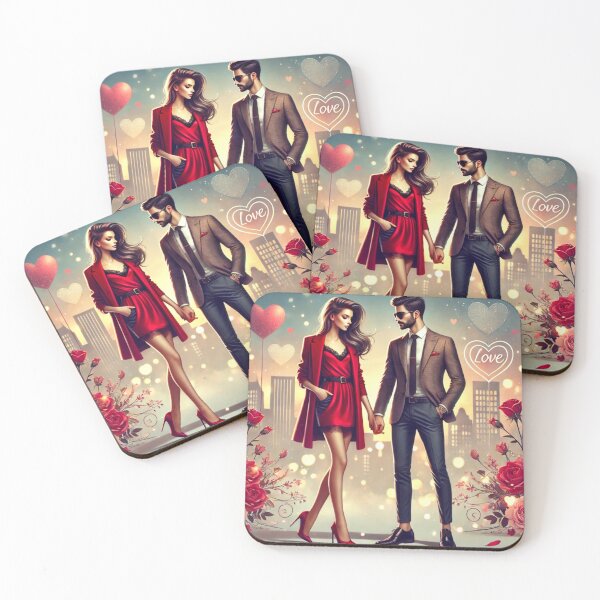 Item preview, Romantic Couple Holding Hands in Love on Valentine’s Day designed and sold by GrizzlyCollective.