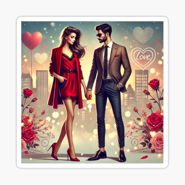 Item preview, Romantic Couple Holding Hands in Love on Valentine’s Day designed and sold by GrizzlyCompany.