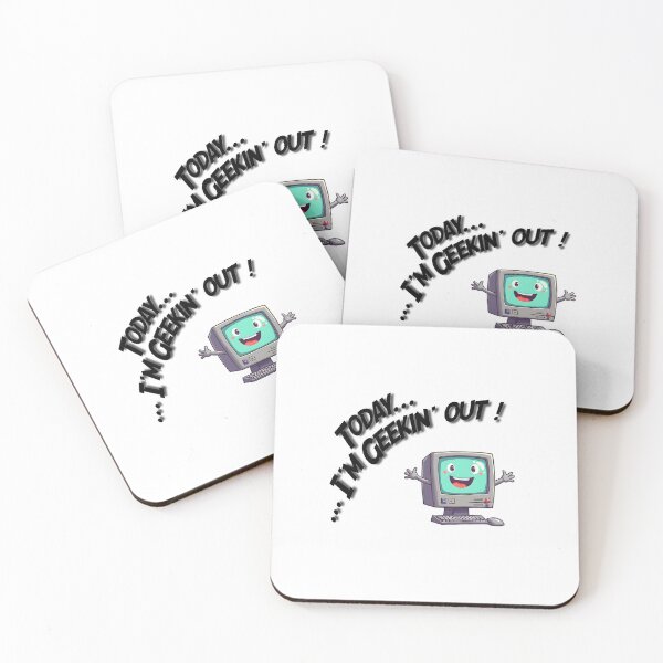 Item preview, Copie de Today... I'm Geekin'Out ! (ENG) (WHITE) designed and sold by ElJuloCorner.