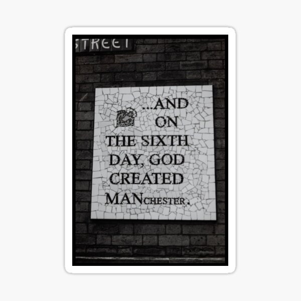 Item preview, Original "On the Sixth Day" Manchester Mural designed and sold by Imladris01.