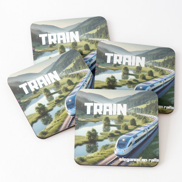 Item preview, Intercity Train Design – Travel-Inspired Urban Art designed and sold by DesignsByHania.