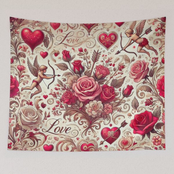 Item preview, Intricate Love-Themed Detailed Pattern Design designed and sold by GrizzlyCollective.