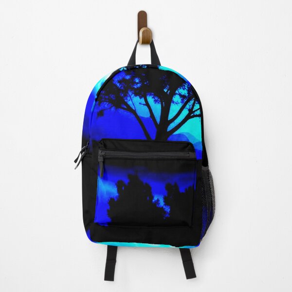 Item preview, Silhouette of a Hillside Tree with Striking Lightning designed and sold by GrizzlyCollective.