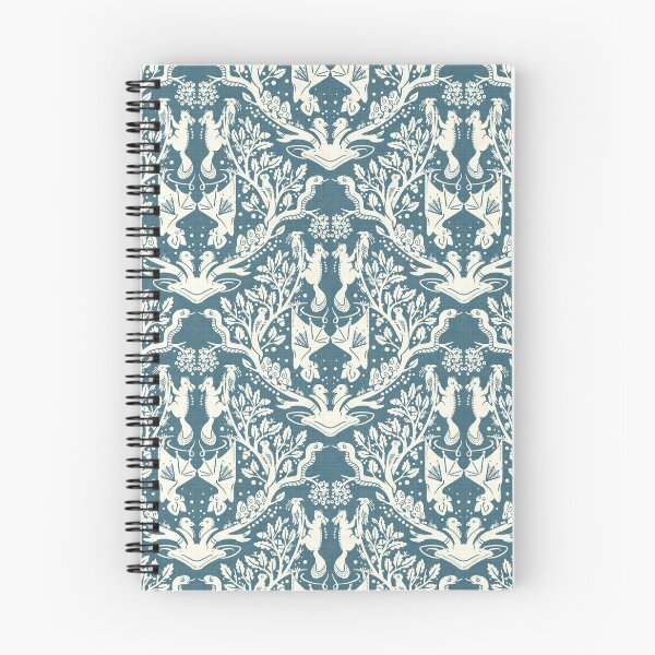 Item preview, White Squirrels in Damask designed and sold by Andrea Snuggs.