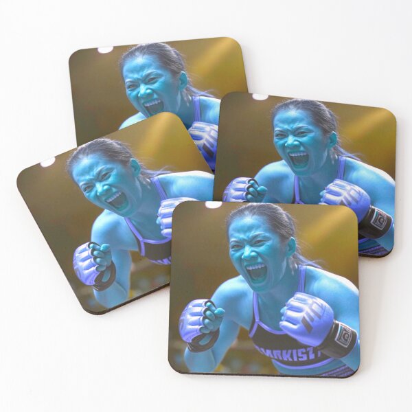 Item preview, Powerful Chinese MMA Woman Warrior in Action designed and sold by GrizzlyCollective.