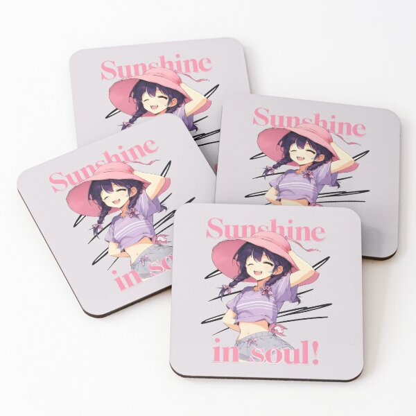 Item preview, Sunshine in Soul Radiant Girl in Summer Outfit designed and sold by SplashTastic.