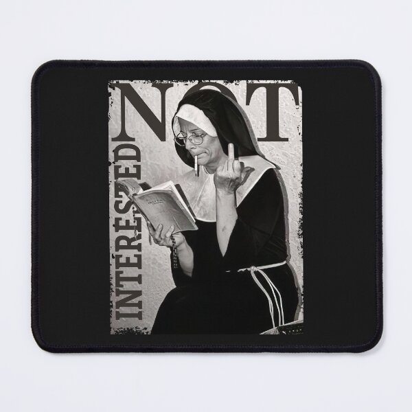 Item preview, Not Interested Vintage 80's Retro Art designed and sold by Back2Collage.
