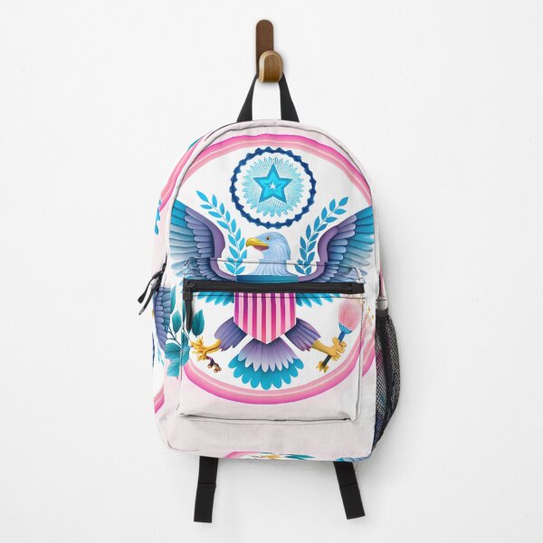 Item preview, Blue design Seal American Eagle Symbolic Art USA designed and sold by ART ATTACK ZONE.