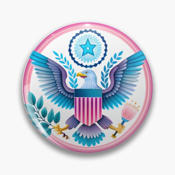 Item preview, Star design Seal American Eagle Symbolic Art USA designed and sold by ART ATTACK ZONE.