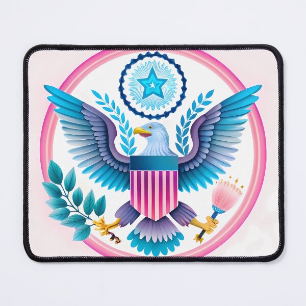 Item preview, Star design Seal American Eagle Symbolic Art USA designed and sold by ART ATTACK ZONE.