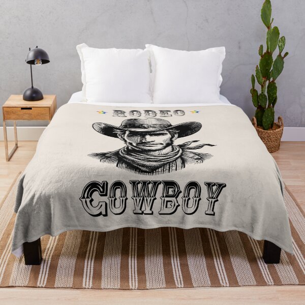 Item preview, Rodeo Cowboy, Classic pride flag graphic, Black and white cowboy graphic with pride rodeo star, cowboy up, western pride, wild west pride, western style,  designed and sold by PrideBeProud.