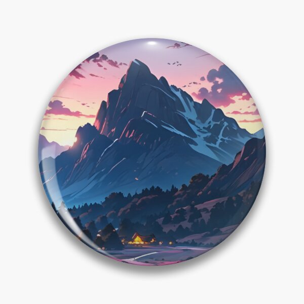 Item preview, Beautiful Floral Valley | Anime Wallpaper | Anime Landscape designed and sold by typoinspired.