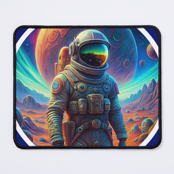 Item preview, astronaut on an alien planet designed and sold by alexandr-art.