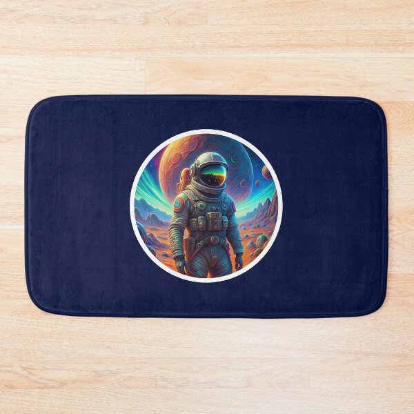 Item preview, astronaut on an alien planet designed and sold by alexandr-art.