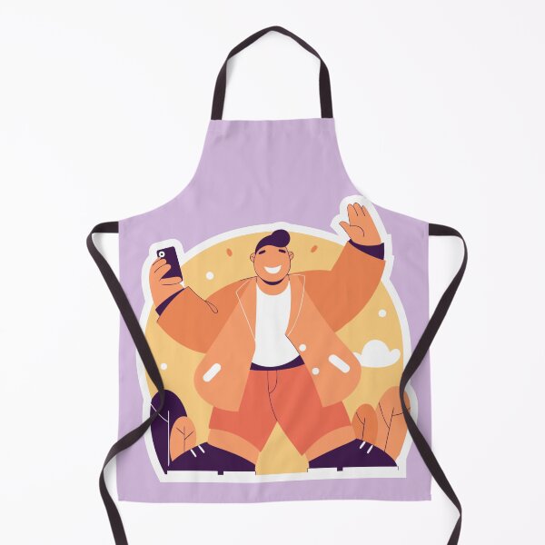 Item preview, funny guy with mobile phone designed and sold by alexandr-art.