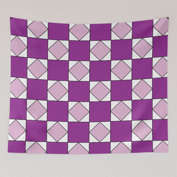 Item preview, Checkers Purple Square Diamond Checkers designed and sold by Nisha Prabhu.