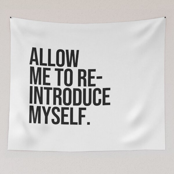 Item preview, Allow me to re-introduce myself sassy quote designed and sold by Paigaam.