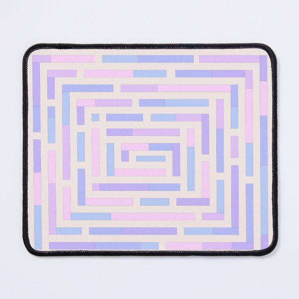 Item preview, Modern Pastel Maze Stripe Weave Pattern Design designed and sold by Studio of Shapes and Spectrum.