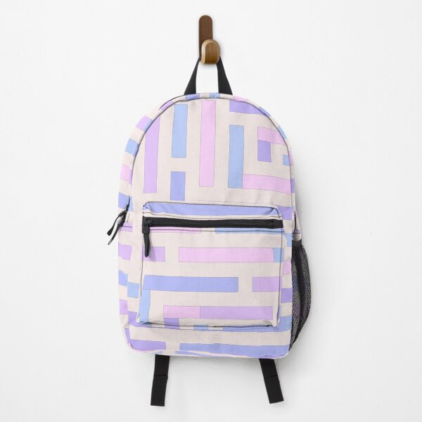 Item preview, Modern Pastel Maze Stripe Weave Pattern Design designed and sold by Studio of Shapes and Spectrum.