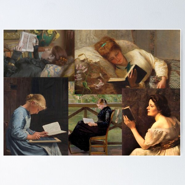 Item preview, Women reading - art designed and sold by SharonTheFirst.