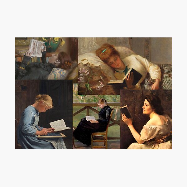 Artikelvorschau, Lesende Frauen - Kunst entworfen und verkauft von SharonTheFirst.