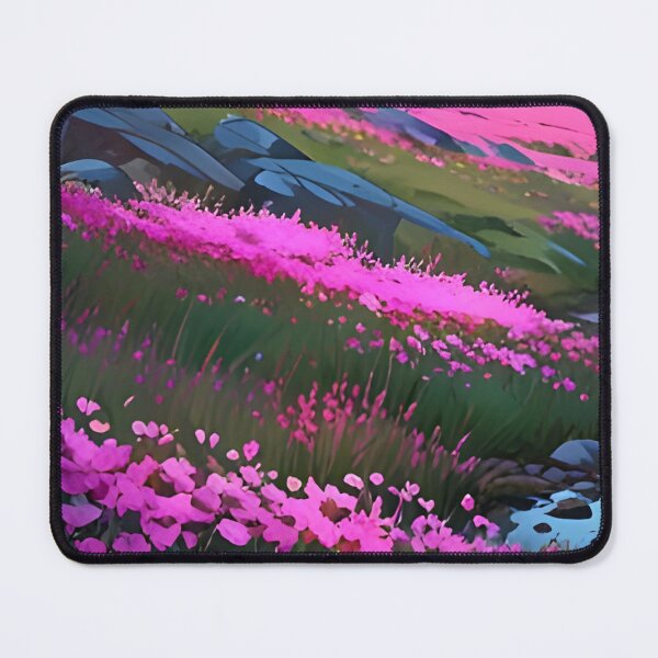 Item preview, Beautiful Floral Valley | Anime Wallpaper | Anime Landscape designed and sold by typoinspired.