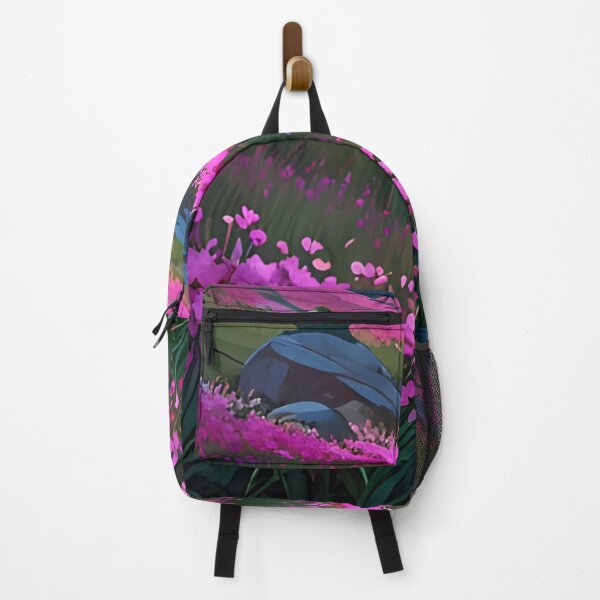 Item preview, Beautiful Floral Valley | Anime Wallpaper | Anime Landscape designed and sold by typoinspired.