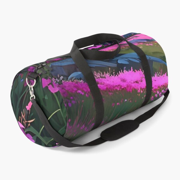 Item preview, Beautiful Floral Valley | Anime Wallpaper | Anime Landscape designed and sold by typoinspired.