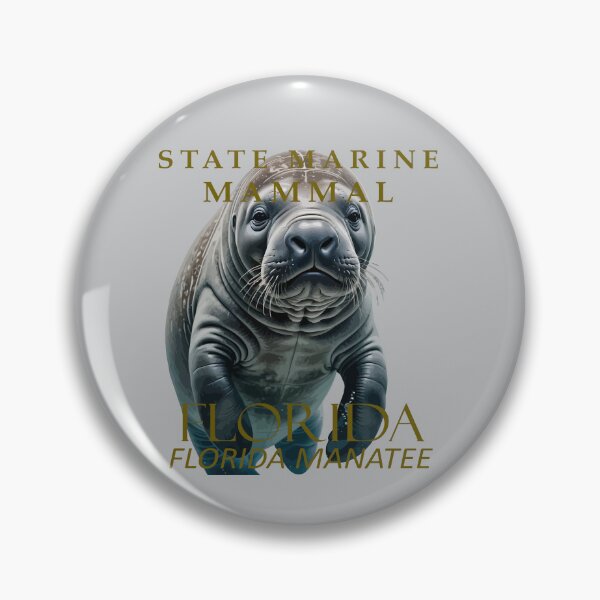 Item preview, Florida Marine Mammal Florida Manatee Vector Design designed and sold by taiche.