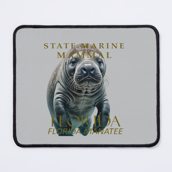 Item preview, Florida Marine Mammal Florida Manatee Vector Design designed and sold by taiche.