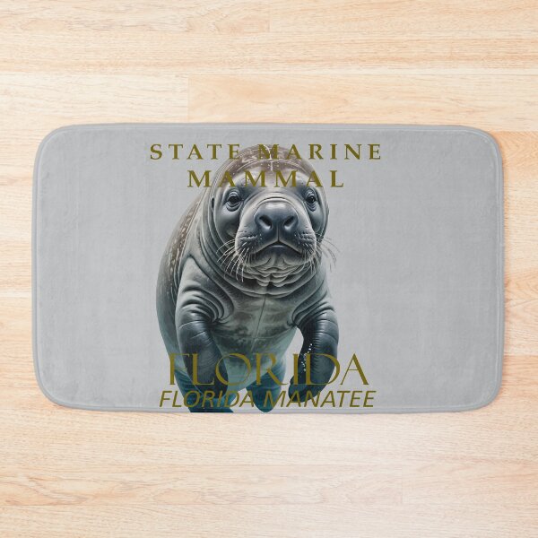 Item preview, Florida Marine Mammal Florida Manatee Vector Design designed and sold by taiche.