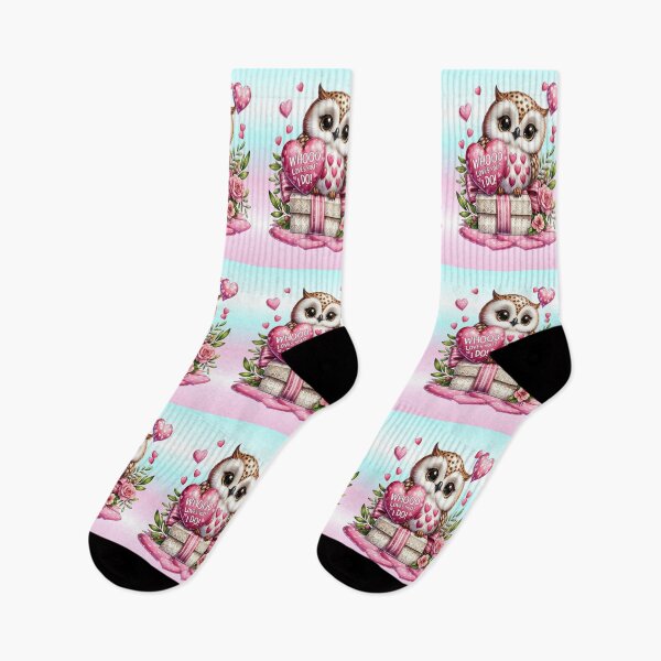 Item preview, cute valentine owl with hearts designed and sold by LoneAngel.