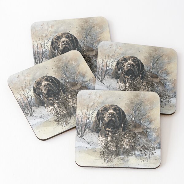 Item preview, GSP, German Shorthaired Pointer , pointing dog designed and sold by TammyHunterArt.