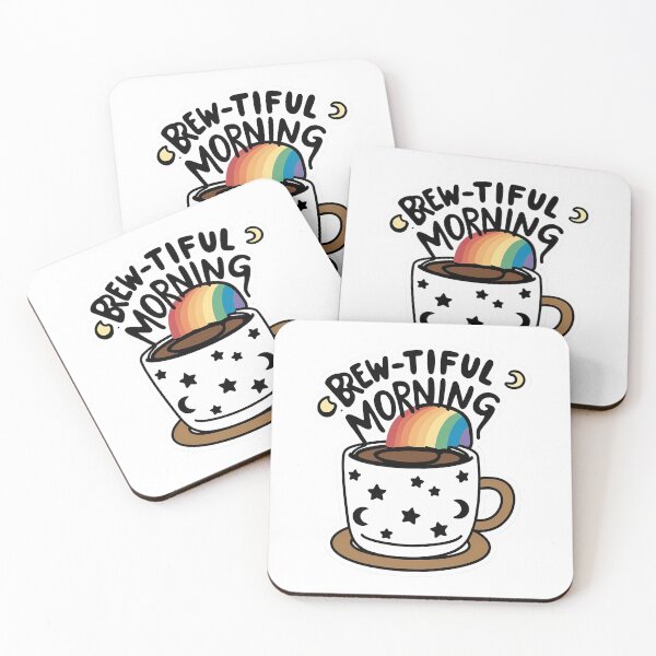 Item preview, Brew-tiful Morning: Celestial Rainbow Coffee Cup designed and sold by Spicex2.