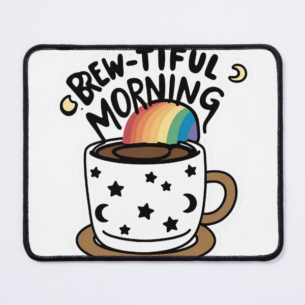 Item preview, Brew-tiful Morning: Celestial Rainbow Coffee Cup designed and sold by Spicex2.