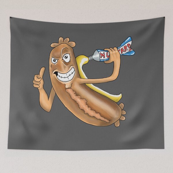 Item preview, Bratwurst with mustard designed and sold by AyseAkcay.