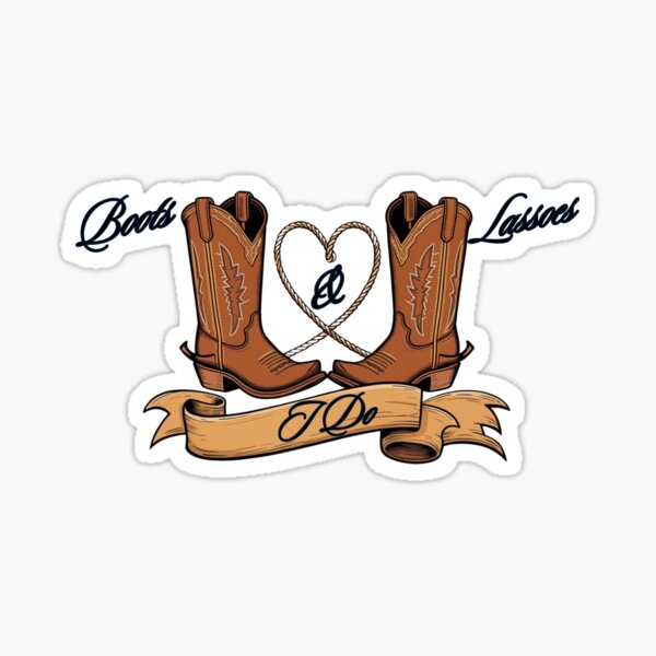 Item preview, Boots Lassoes & I Do designed and sold by Jess&EmPrinting.