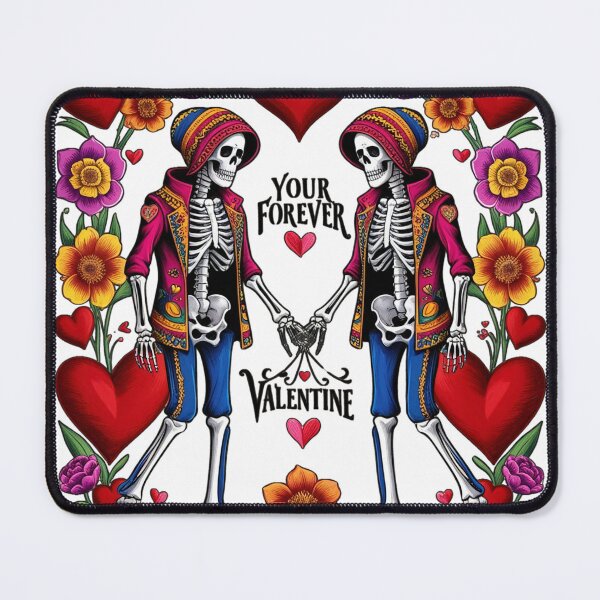 Item preview, Your Forever Valentine – Skeleton Love Holding Hands Design, Happy Valentine Day designed and sold by RvinJo8.