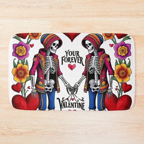 Item preview, Your Forever Valentine – Skeleton Love Holding Hands Design, Happy Valentine Day designed and sold by RvinJo8.