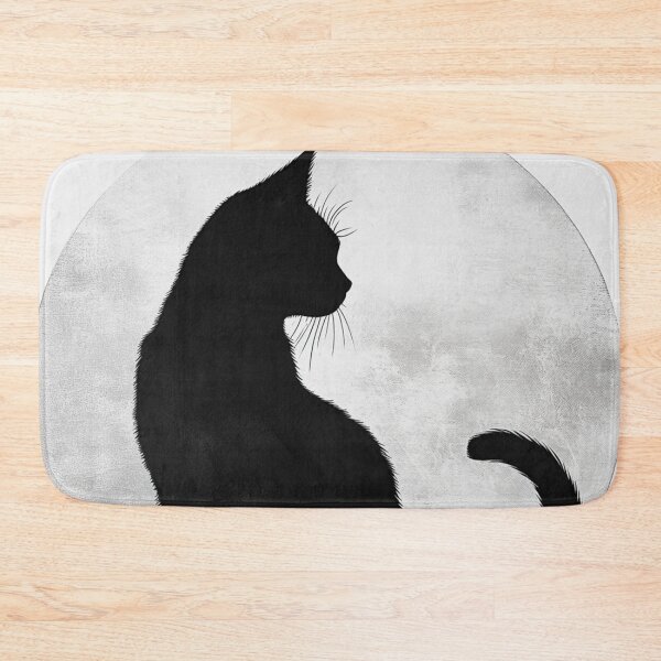 Item preview, Black Cat Silhouette Against The Moon designed and sold by GrinGalore.