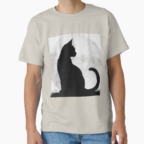 Item preview, Black Cat Silhouette Against The Moon designed and sold by GrinGalore.