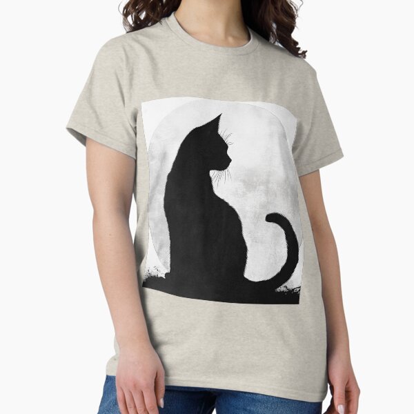 Item preview, Black Cat Silhouette Against The Moon designed and sold by GrinGalore.