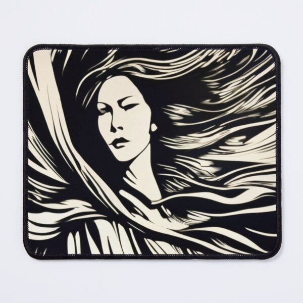 Item preview, Flowing Abstract Patterns, Black and White Swirls designed and sold by KilianSzmid.
