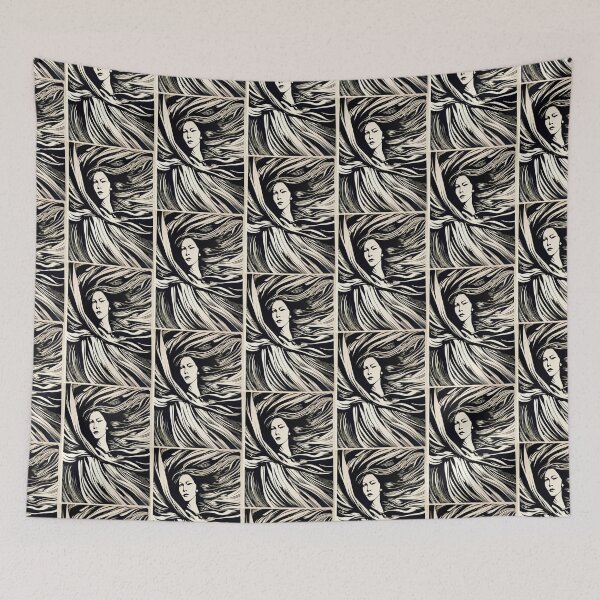 Item preview, Flowing Abstract Patterns, Black and White Swirls designed and sold by KilianSzmid.