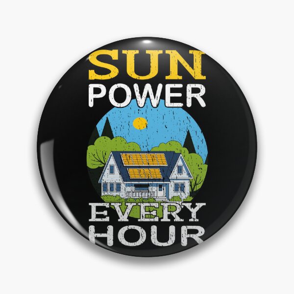 Item preview, SUN POWER EVERY HOUR cool solar power energy from the sun climate change off-grid living cheap energy, global warming  designed and sold by Jt41.