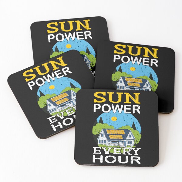 Item preview, SUN POWER EVERY HOUR cool solar power energy from the sun climate change off-grid living cheap energy, global warming  designed and sold by Jt41.