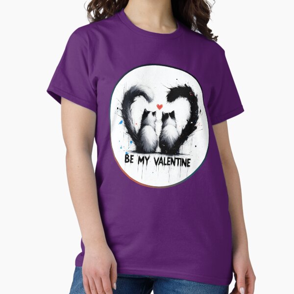 Valentine's Day cats Classic T-Shirt