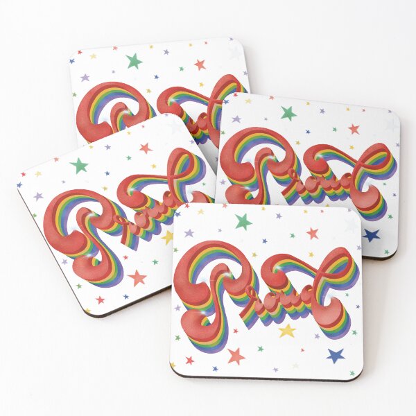 Item preview, 70’s style lettering word Proud sticker, art designed and sold by BeUniqueByRomy.