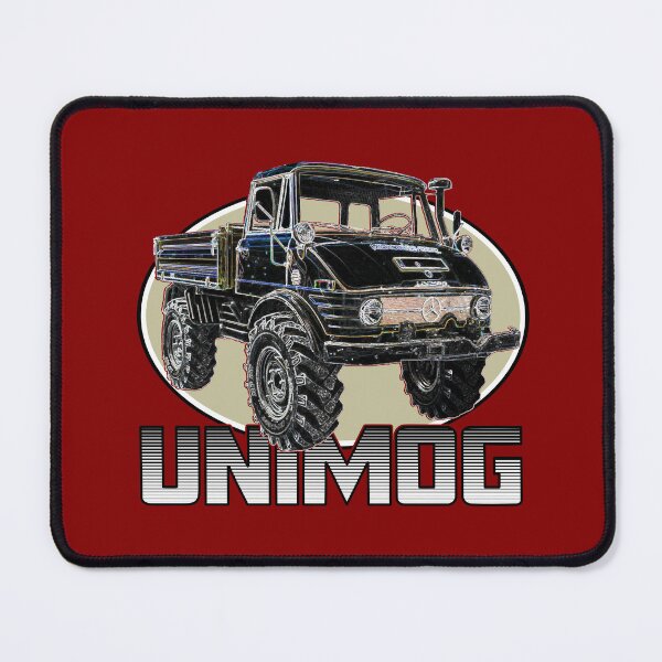 Item preview, UNIMOG oldschool (red background) designed and sold by Groenendijk.
